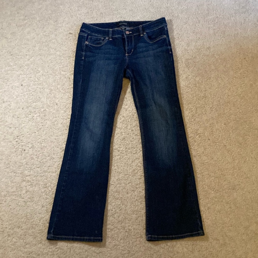 White House Black Market Blue Boot Cut Jeans